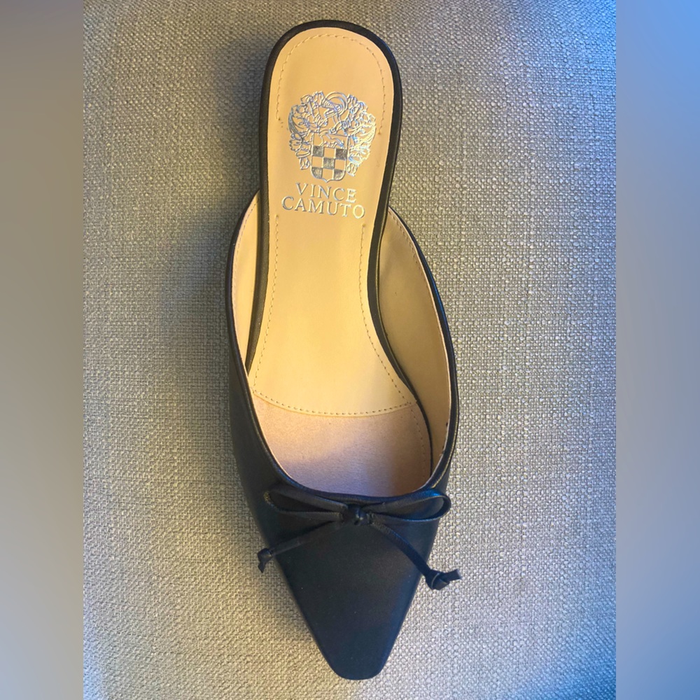 Vince Camuto black mules - new in box